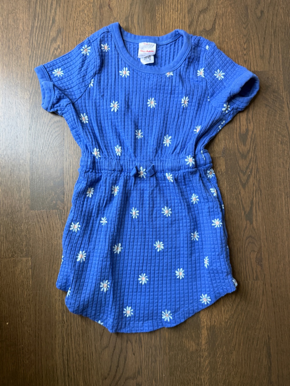 Hanna Andersson Royal Blue Daisy Knit Dress